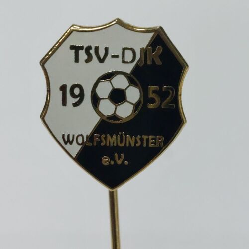 Fussball Anstecknadel TSV DJK Wolfsmünster 1952 FV Bayern Unterfranken Würzburg - Bild 1 von 3