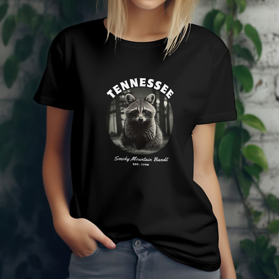 Tennessee Raccoon Shirt, Unisex State Animal Tee, Tennessee Wildlife Apparel