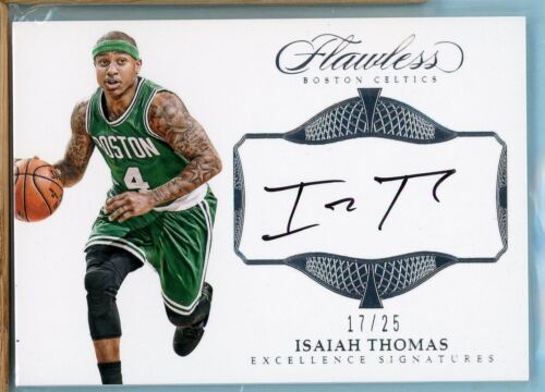 2016-17 Panini Flawless Excellence Signatures #EX-IT Isaiah Thomas Auto /25 - Picture 1 of 2