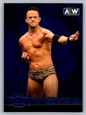 Ricky Starks 2022 SkyBox Metal Universe AEW Blue WRESTLING #147