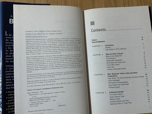 Stephen K. Henn Business Ethics (Hardback) & Essentials Of Business Ethics Books - Picture 7 of 18