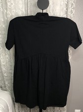 Asos Black Skater Dress Women's Size 4 Skater Whimsygoth Emo Gothic