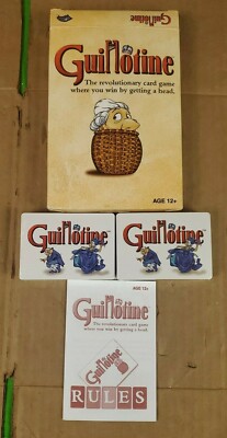 Guillotine Card Game Get A Head! Wizards Of The Coast WOC 21888 Family Party NEW