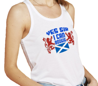 Scotland Team Yes Sir, I Can Boogie Woman's R B Vest