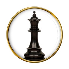 Schach K&ouml;nigin Anstecknadel
