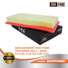 10242 Engine Air Filter for FORD EXPLORER 2011 - 2025 2.0L 2.3L 3.0L 3.5L V6
