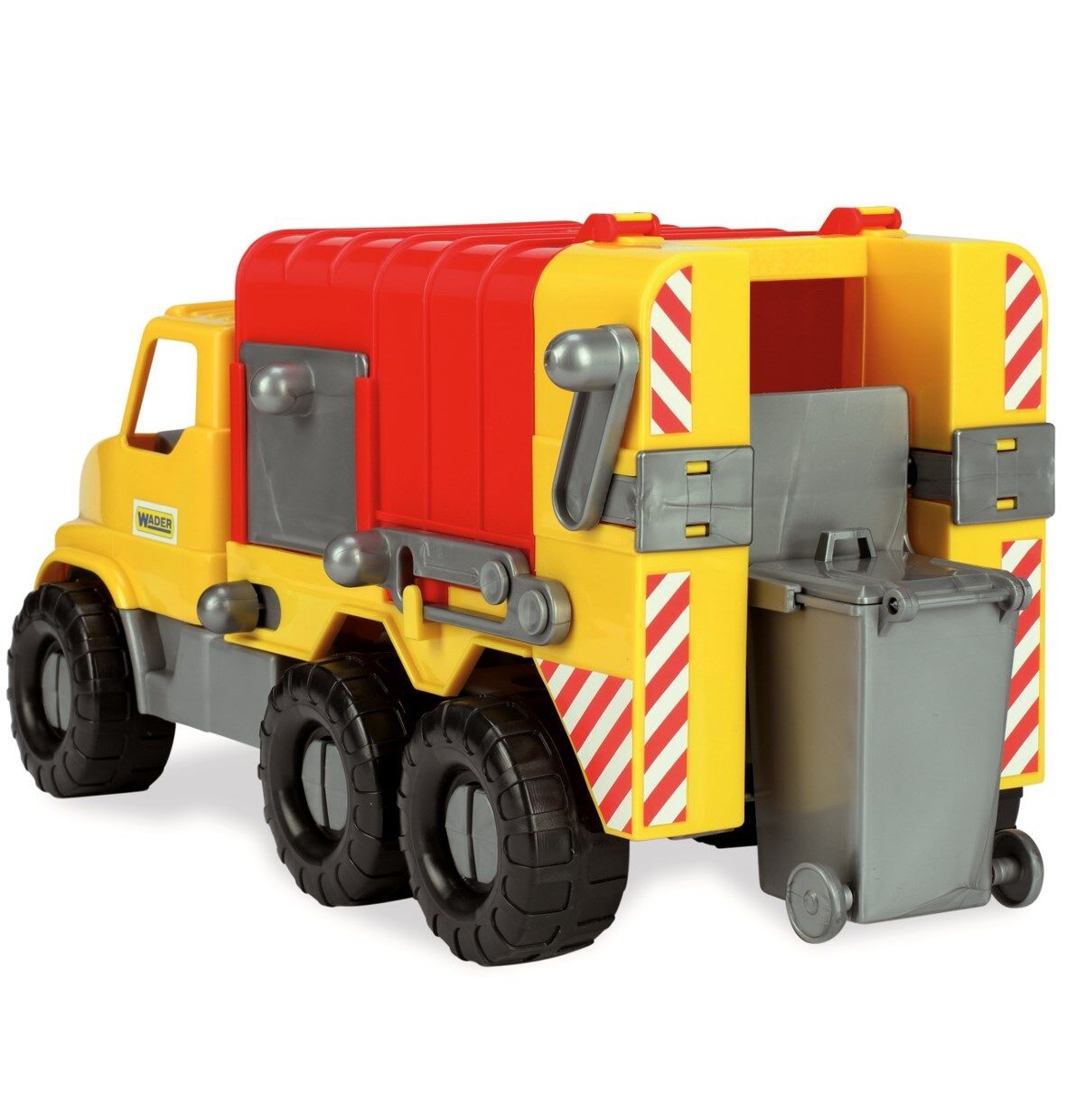 Spielzeug LKW Müllwagen Spielzeugauto Müllauto Lastwagen Wader 46 cm Baustelle