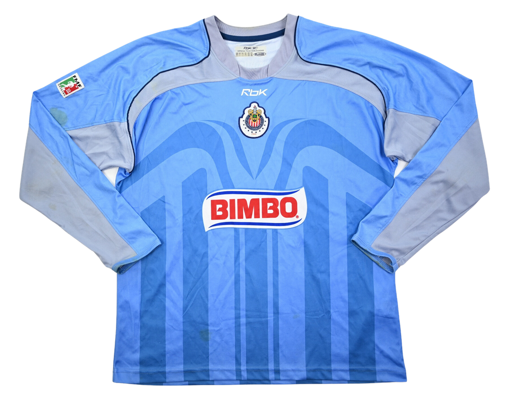 Reebok 2006-07 CHIVAS CD GUADALAJARA SHIRT TRIKOT LONGSLEEVE