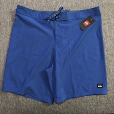 Quicksilver Amphibian Series Hi Performance Blue Hybrid Boardshorts Men s 38 XL