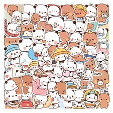 100PCS Bubu dudu Stickers for Water Bottle Laptop,Cute Cartoon Decals for Kids T