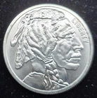 1 Troy oz Indian Buffalo .999 Fine Silver Round SilverTowne Mint (#297)