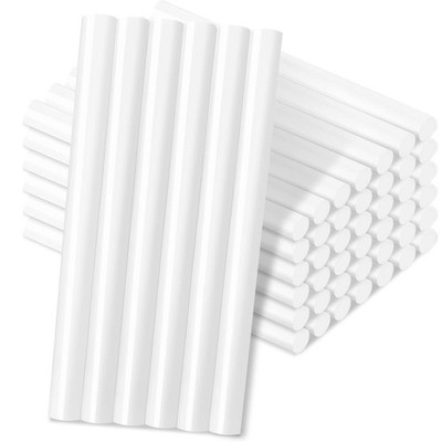 Manarty White Hot Glue Sticks, 48 PCS 0.27'' Dia x 4'' Long Mini Hot Melt Glue ...