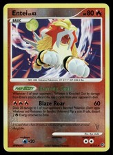Entei 4/132 Holo Rare Secret Wonders Pokemon Reverse Holo Heavily Played on eBay