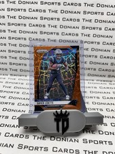 2024 Panini Prizm Xavier Legette Orange Lazer Prizm RC #398 Carolina Panthers
