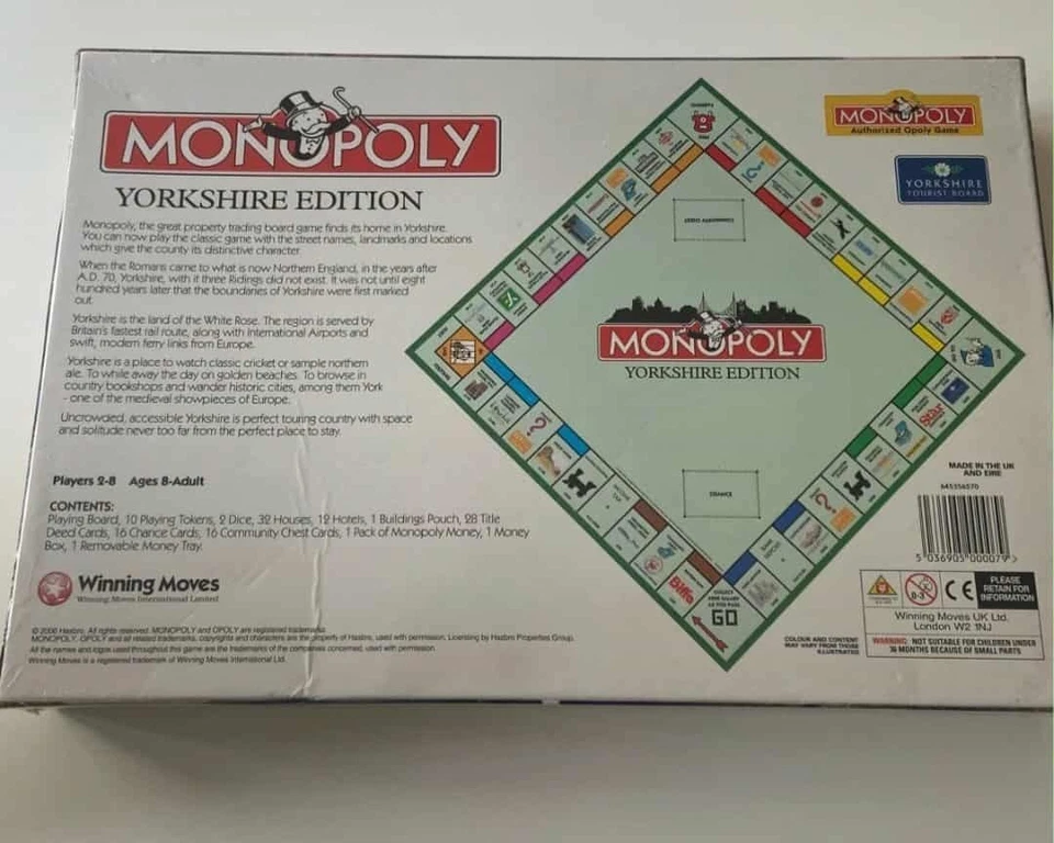 Monopoly Yorkshire Edition 2006 Board Game - New & Sealed - Image 2 of 2