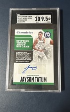 2017-18 Panini Chronicles - Autographs Jayson Tatum Blue #/99 Boston Celtics