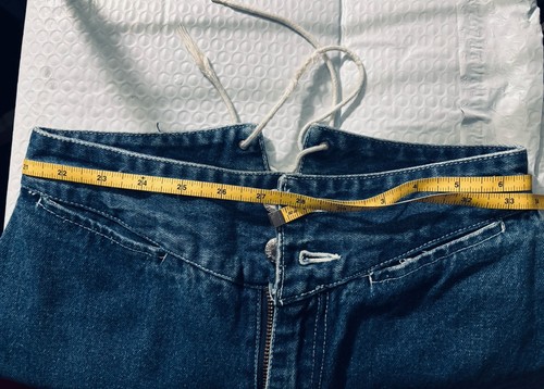 Vintage 80s High Waisted Derrières jeans women Size 7 - Foto 9 di 9