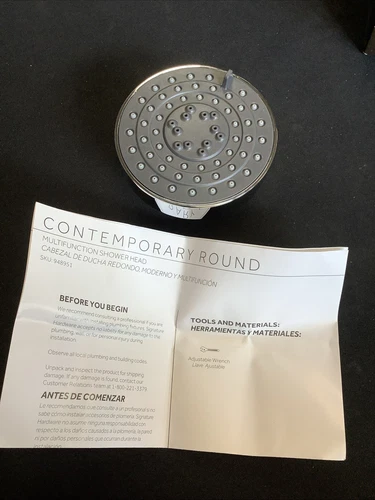 Signature Hardware 3 Function Showerhead in Polished Chrome SHSH2050GCP A5 - Picture 1 of 6