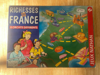 GESELLSCHAFTSSPIEL - RICHESSES DE FRANCE - GUTER ZUSTAND - KOMPLETT
