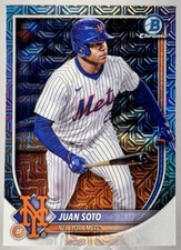 2025 Bowman Chrome Juan Soto Mega Box Mojo Refractor #22 New York Mets