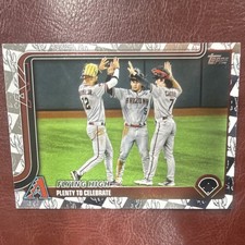 Topps 2025 Series 1 #297 Flying High Checklist Alek Thomas Corbin Carroll