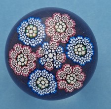 Miniature 7 Ring Millefiori  Paperweight by John Deacons 2026