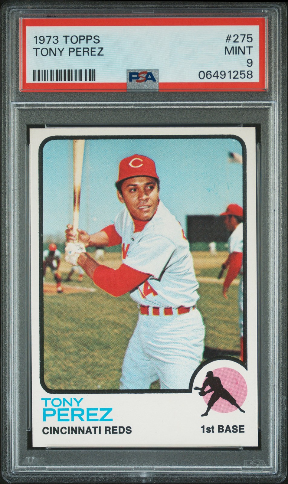 1973 TOPPS #275 TONY PEREZ PSA 9