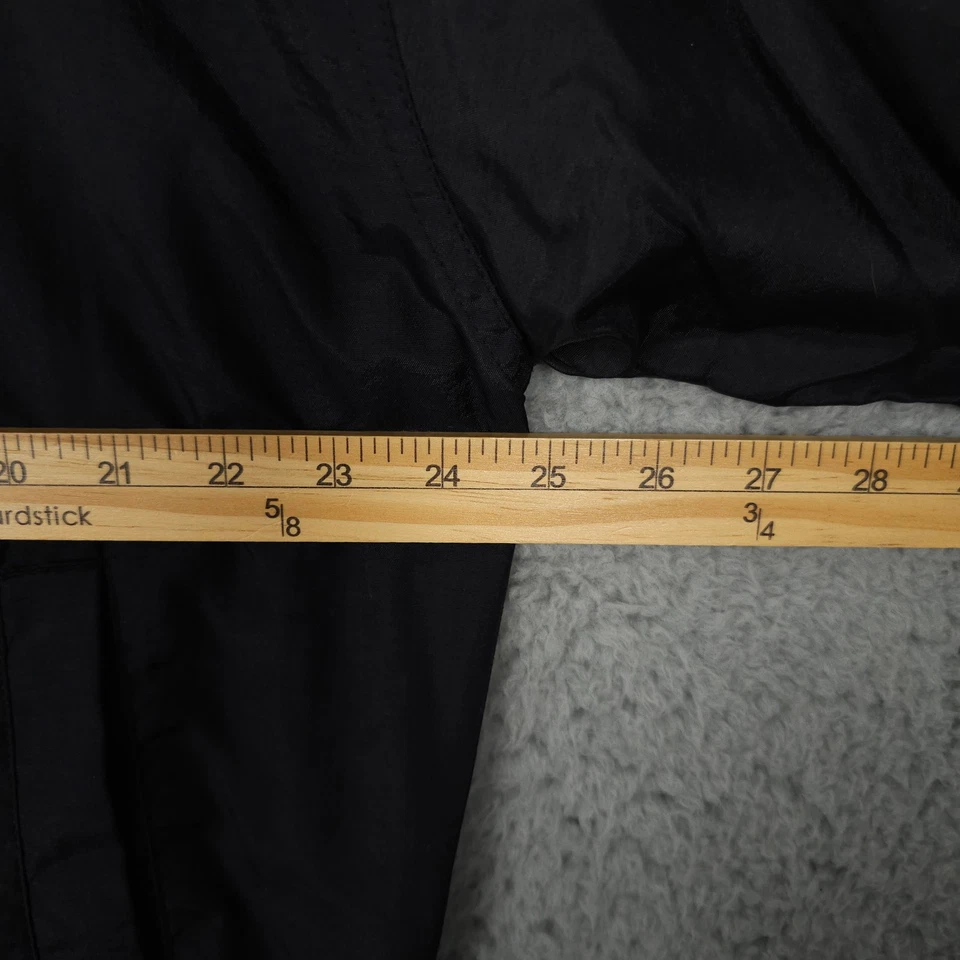 复古 Purdue Boilermakers 男式套衫中号黑色衬里风衣夹克 — 第 4/4 张图片