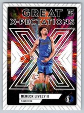 2023-24 Panini Donruss Great X-Pectations #20 Dereck Lively II RC Dallas Mavs