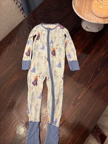 Little Sleepies 2T very good used condition FrozenAnna & Elsa  #kids #disney