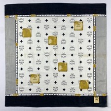 NWT Vintage MCM Handkerchief Pocket Square Bandana Neckerchief