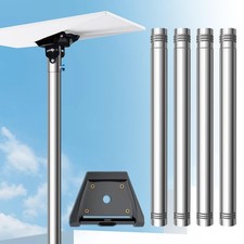 Starlink Pole Mount for Gen 3, RV Mounting Kit, 1.5" Pole, 7ft Tall Ground Mount