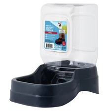 Vibrant Life Gravity Pet Feeder, Blue, Small for Dogs and Cats, 3 Pound Capacity
