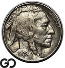 1929-S Buffalo Nickel, Obverse Planchet Flaw Mint Error