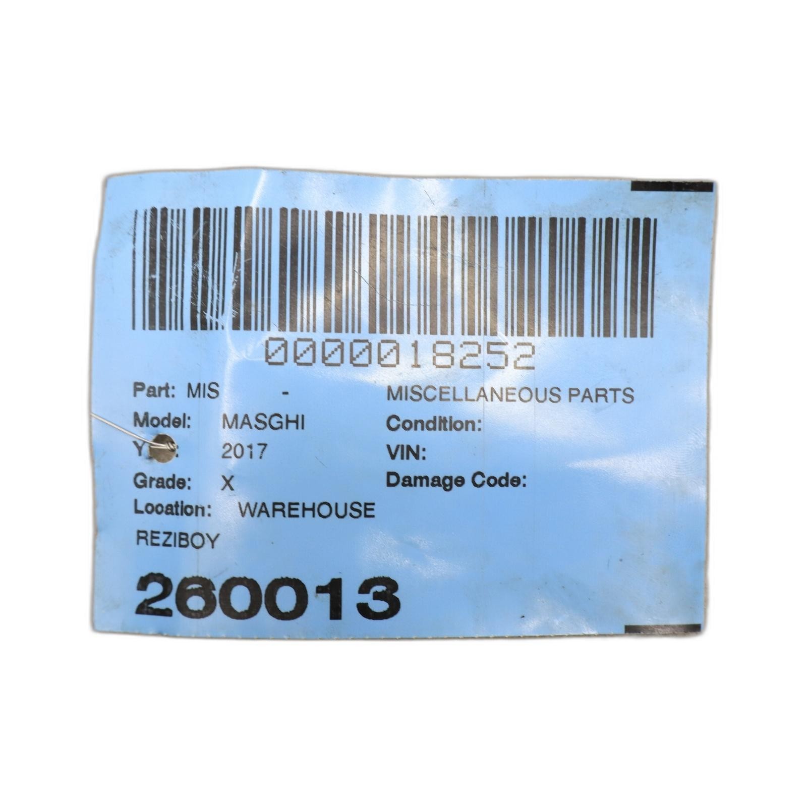 Maserati Ghibli 2014-2024 Front Suspension cross member P/N 670001480