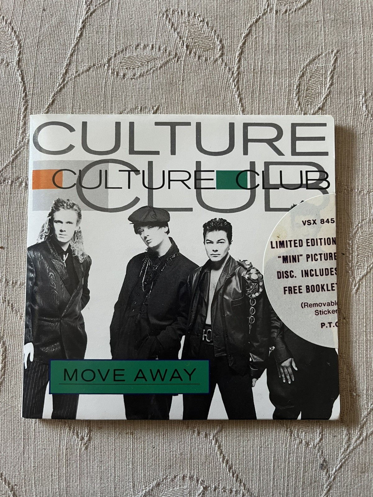 Culture Club - Move Away - 5"" Vinyl Mini Picture Disc Single Record - VG+ / VG