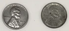 1943 D+S Lincoln Cent Wartime Steel "Silver" Cent Set WWII (2 coins)
