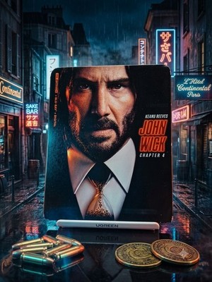John Wick: Chapter 4 (4K UHD + Blu-ray) NEW Factory Sealed, with slip case.