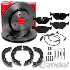 brembo BREMSSCHEIBEN+ BELÄGE+ HANDBREMSE HINTEN passend für BMW 5er E39 Touring