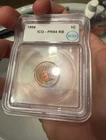 1866 INDIAN HEAD CENT ICG PF 64 RB GEM PROOF INDIAN HEAD PENNY NO RESERVE