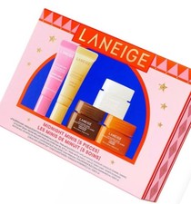 LANEIGE Lip Glowy Balm Lip Sleeping Mask 5 pc Gift Set - New