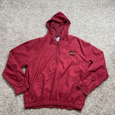 VINTAGE Arizona State Sun Devils ASU 1/4 Zip Pullover Jacket Mens Large Timeout