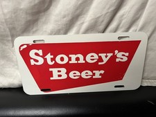 STONEYS BEER LICENSE PLATE