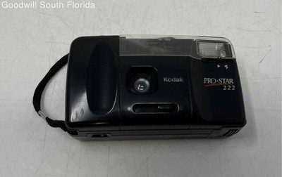 Kodak Pro Star 222 Black 35mm Fixed Focus Point & Shoot Film Camera Not Tested