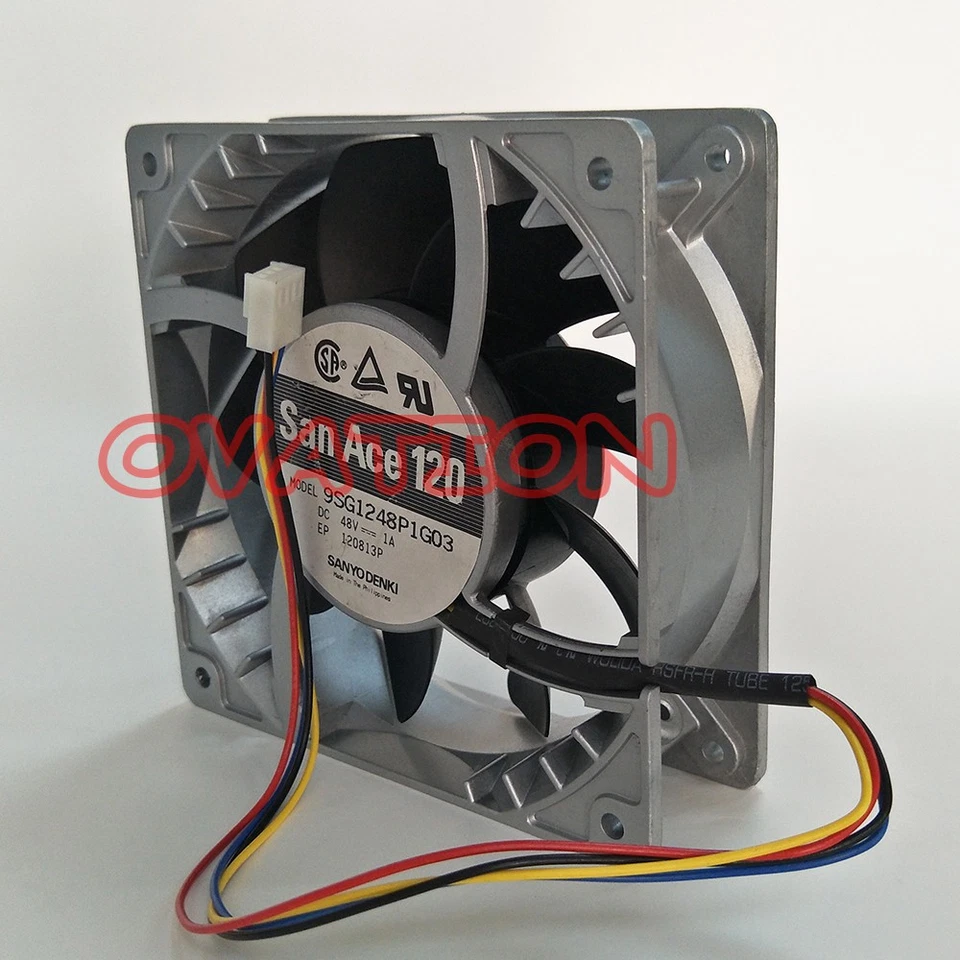 NEW FOR 1 PCS SANYO FAN SAN ACE 120 9SG1248P1G03 DC 48V 1A 12CM 12038 - Image 3 of 4