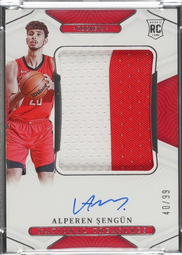 2021-22 Panini National Treasures - Alperen Sengun #121 for sale