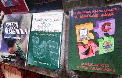 Engineering Computer Science Textbook Lot DSP Speech Recognition MATLAB Java GPS