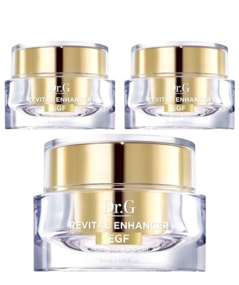 Dr.G Revital Enhancer EGF Cream 50ml x3 Bundle Set Moisture Care Korean Cosmetic