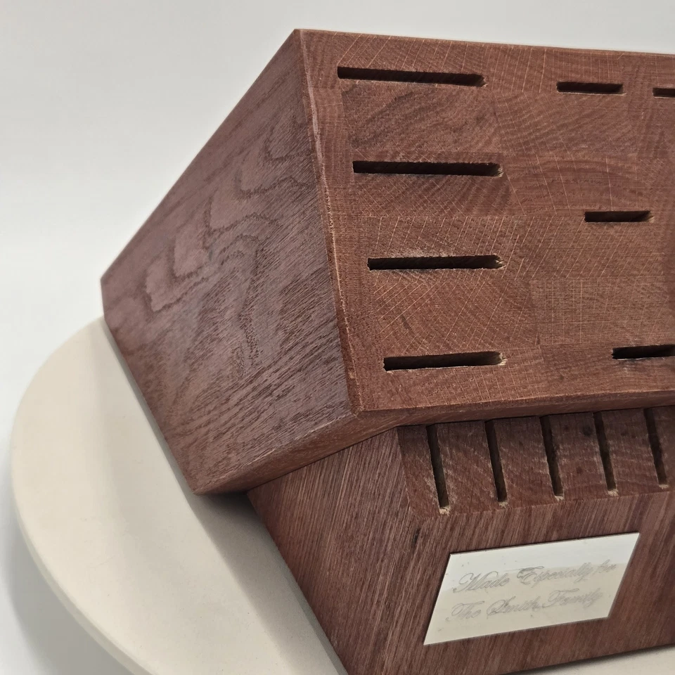 CUTCO Knife Block 24 Slot Natural Hardwood Cherry Finish - Image 4 of 4