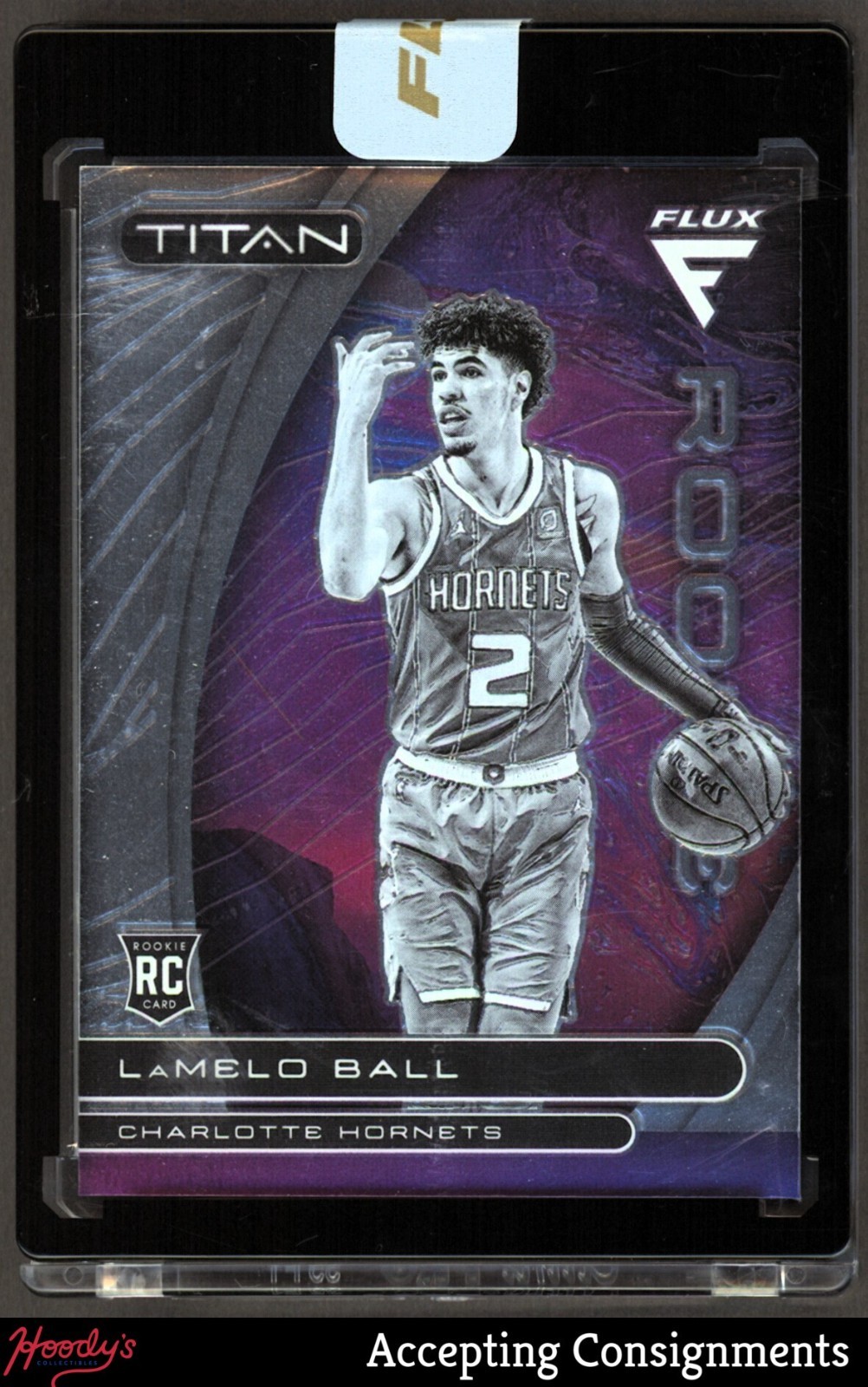2020-21 Panini Flux Titan Rookie #1 LaMelo Ball RC ROOKIE HORNETS
